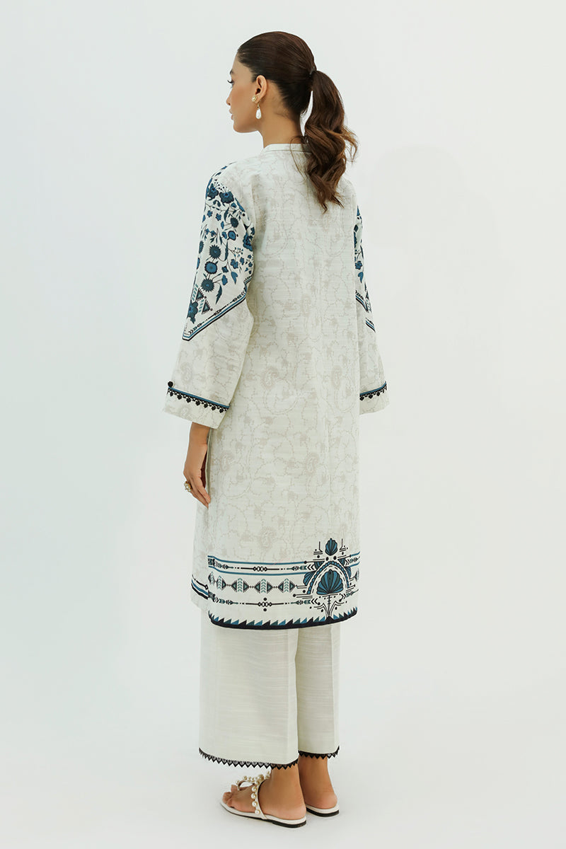 CHALKY PASTEL-2PC PRINTED KHADDAR SUIT
