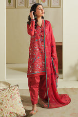 RUBY SKY-3 PIECE EMBROIDERED LAWN SUIT