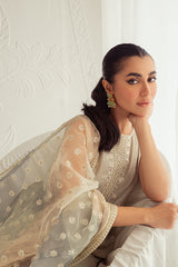 CHINOIS CLUSTER-4PC SILK EMBROIDERED SUIT