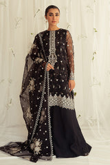 WISTERIA BELLA-4PC ORGANZA PRINTED & EMBROIDERED SUIT