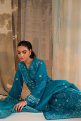 BERYL BLISS-3PC LAWN EMBROIDERED SUIT