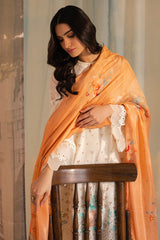CORAL FLECK-3PC LAWN EMBROIDERED SUIT
