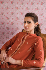 MISTY MELLOW-3PC EMBROIDERED LAWN SUIT