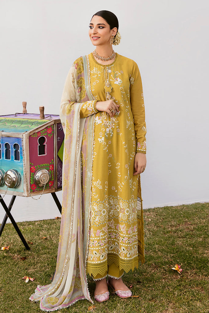 MOSS LILY-3PC (SHIRT, DUPATTA & TROUSER)