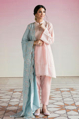 FOLK FESTIVE-3PC PRINTED LAWN SUIT