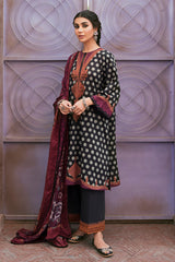 SABLE TWINE-3PC PRINTED LAWN SUIT