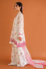 PARADISE GLAZE-3PC PRINTED LAWN SUIT
