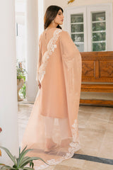 CRAYOLA PEACH-2PC (SHIRT & DUPATTA)