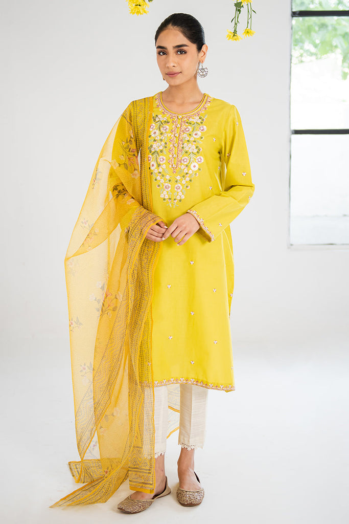 AMBER GLOW-2PC(SHIRT & DUPATTA)
