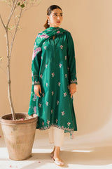 EVER GLADE-2 PIECE CAMBRIC EMBROIDERED SUIT