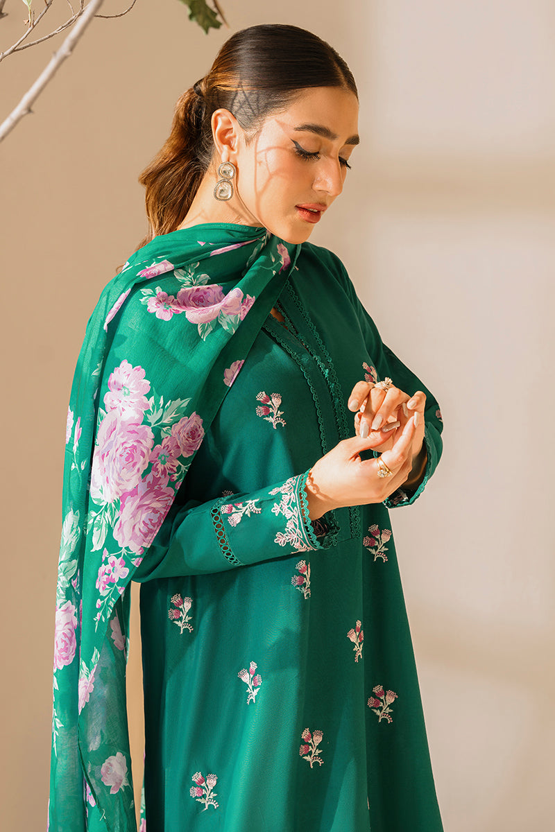 EVER GLADE-2 PIECE CAMBRIC EMBROIDERED SUIT