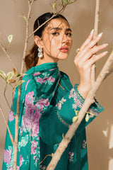 EVER GLADE-2 PIECE CAMBRIC EMBROIDERED SUIT