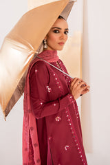 SANDSTONE BERRY-2PC (SHIRT & DUPATTA)