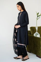 EBONY BLOOM-2 PIECE (SHIRT & DUPATTA)