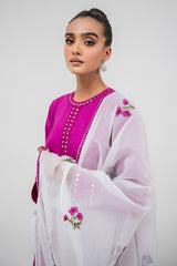 MAGENTA BLOOM-2PC (SHIRT & DUPATTA)
