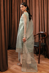 BREEZE-2 PIECE ORGANZA EMBROIDERED SUIT