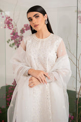 PEARL WHITE-ORGANZA 2 PIECE