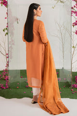 BURNT GLAZE-2PC KHADDI EMBROIDERED SUIT