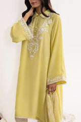DRIED MOSS-2PC (SHIRT & DUPATTA)