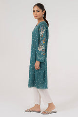 SYLVAN TEAL LAWN SHIRT