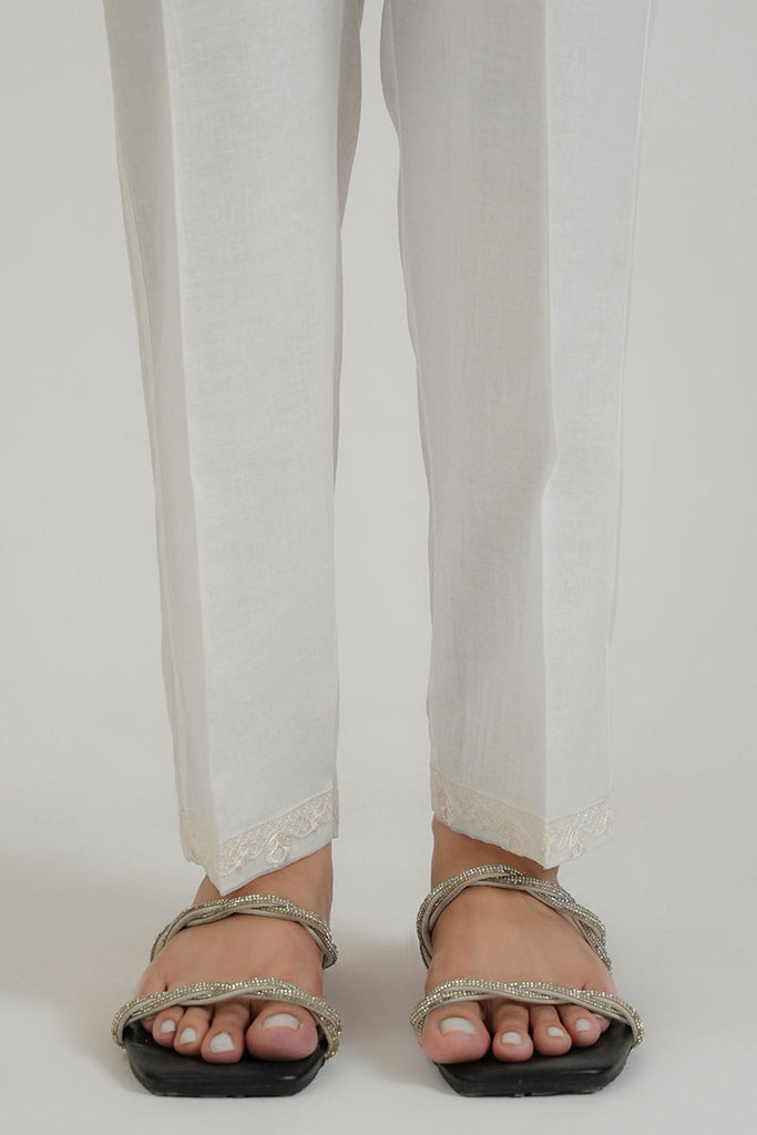 EMBROIDERED FITTED PANTS 1