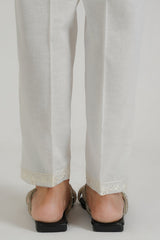 EMBROIDERED FITTED PANTS 1