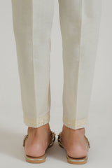 EMBROIDERED FITTED PANTS 3