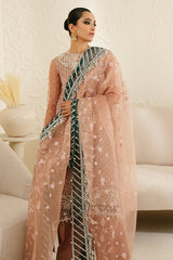 BRITTANY ROSE-4PC ORGANZA EMBROIDERED SUIT