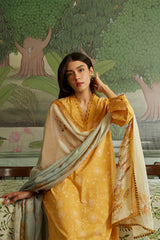 TAN GOLD-3PC CAMBRIC SUIT
