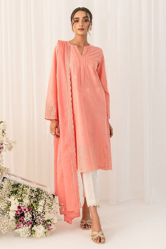 AUTUM SUNSET-2PC (SHIRT & DUPATTA)