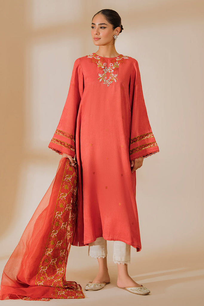 CINNABAR-2PC (SHIRT & DUPATTA)