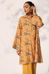 FLORAL GOLD-2PC LINEN SUIT