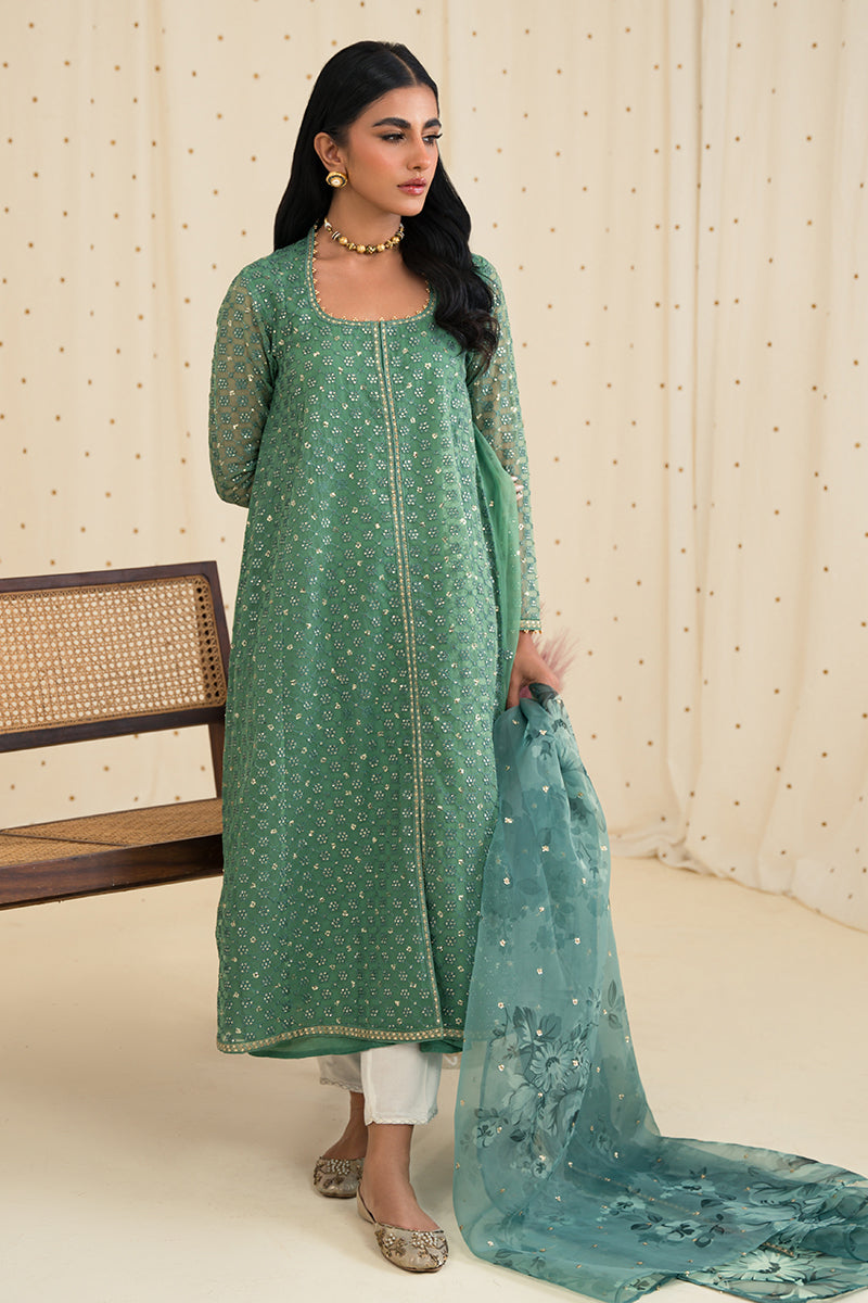 RANG E AFTAB-ORGANZA 2 PIECE