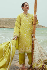 OLIVE TWINE-3PC (SHIRT, DUPATTA & TROUSER)
