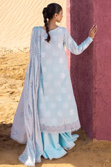 CRYSTAL GLARE-3 PIECE COTTON JACQUARD SUIT