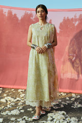 DUSTY BLOOM STITCH 3PC: LAWN EMBROIDERED  SUIT