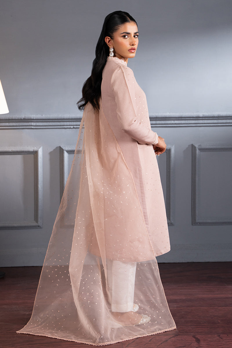 PALE PINK- 2 PC (SHIRT & DUPATTA)