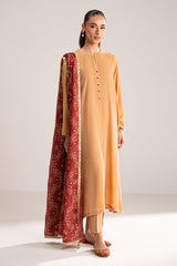 SAFFRON DUST-2PC (SHIRT & DUPATTA)