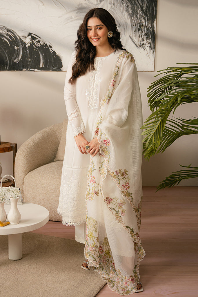 SYLVAN FLARE-3 PIECE EMBROIDERED LAWN SUIT