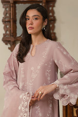 MAUVE GLAM-3 PC CHIKANKARI SUIT