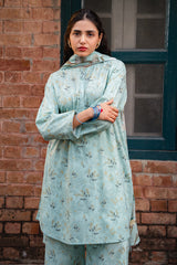 ENCHANTING GLAZE-3 PRINTED LAWN SUIT