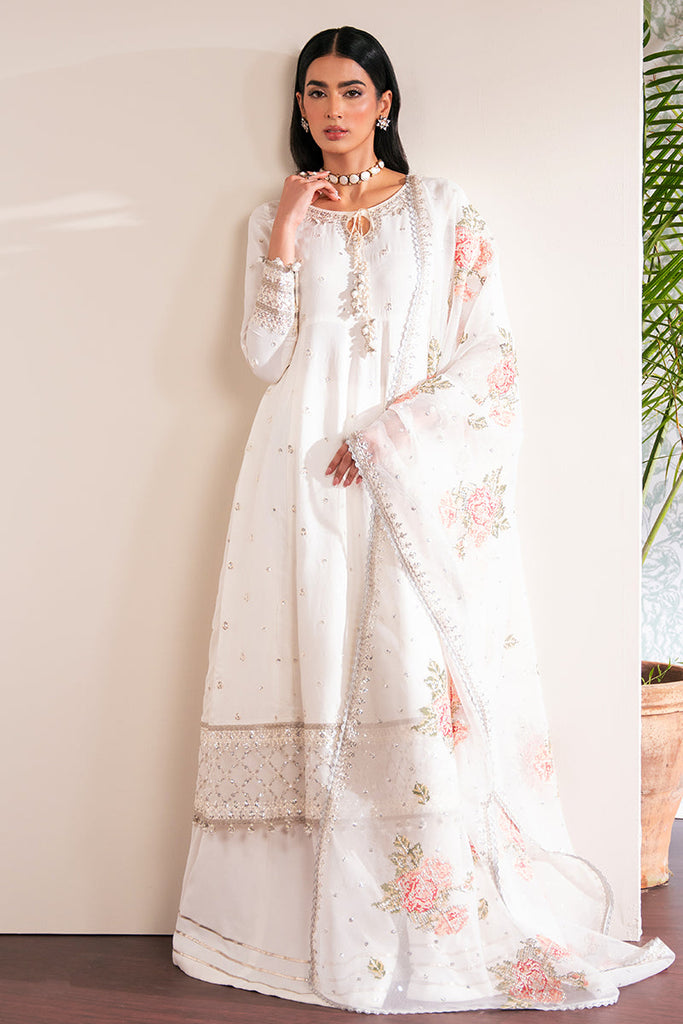 PEARL HAZE-3 PC EMBROIDERED SILK SUIT