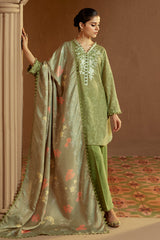 WINTER TALE-3 PC KHADDAR PRINTED SUIT