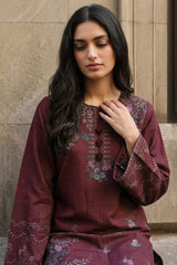SCARLET MELODY-2PC KHADDAR PRINTED SUIT