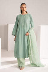 MINT VEIL-2PC (SHIRT & DUPATTA)