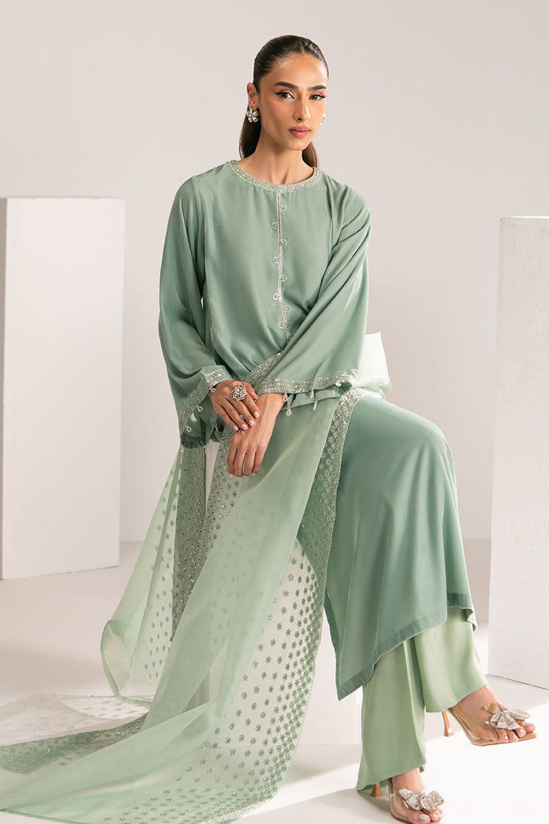 MINT VEIL-2PC (SHIRT & DUPATTA)