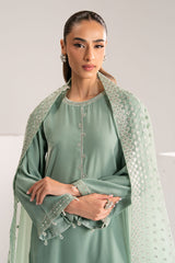 MINT VEIL-2PC (SHIRT & DUPATTA)