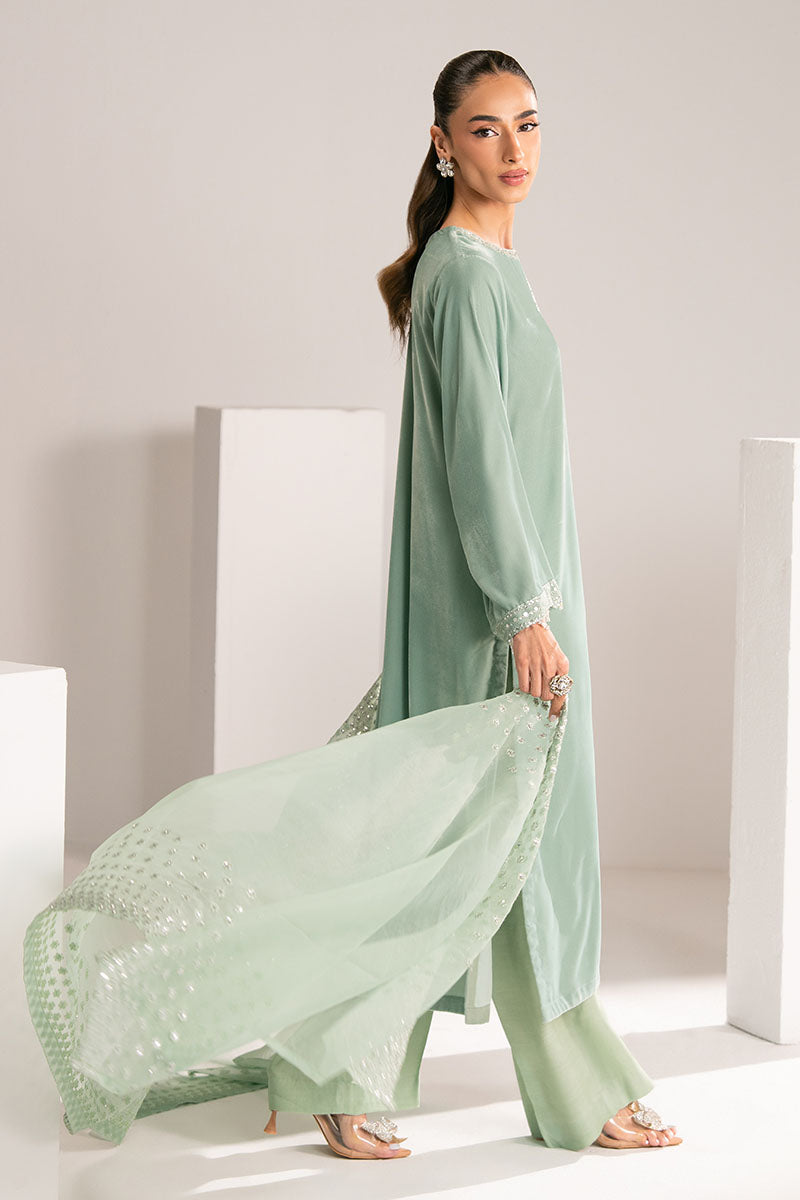 MINT VEIL-2PC (SHIRT & DUPATTA)
