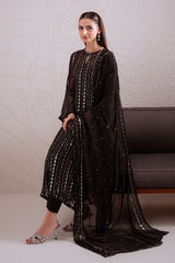 NOIR GLITTZ-2PC (SHIRT & DUPATTA)