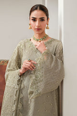 ASHEN DREAM-3PC SILK EMBROIDERED PRET